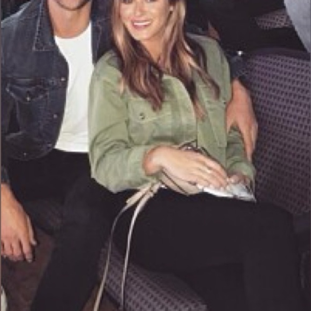 Free People Flight Line Olive Bomber Jacket - Picture 7 of 7